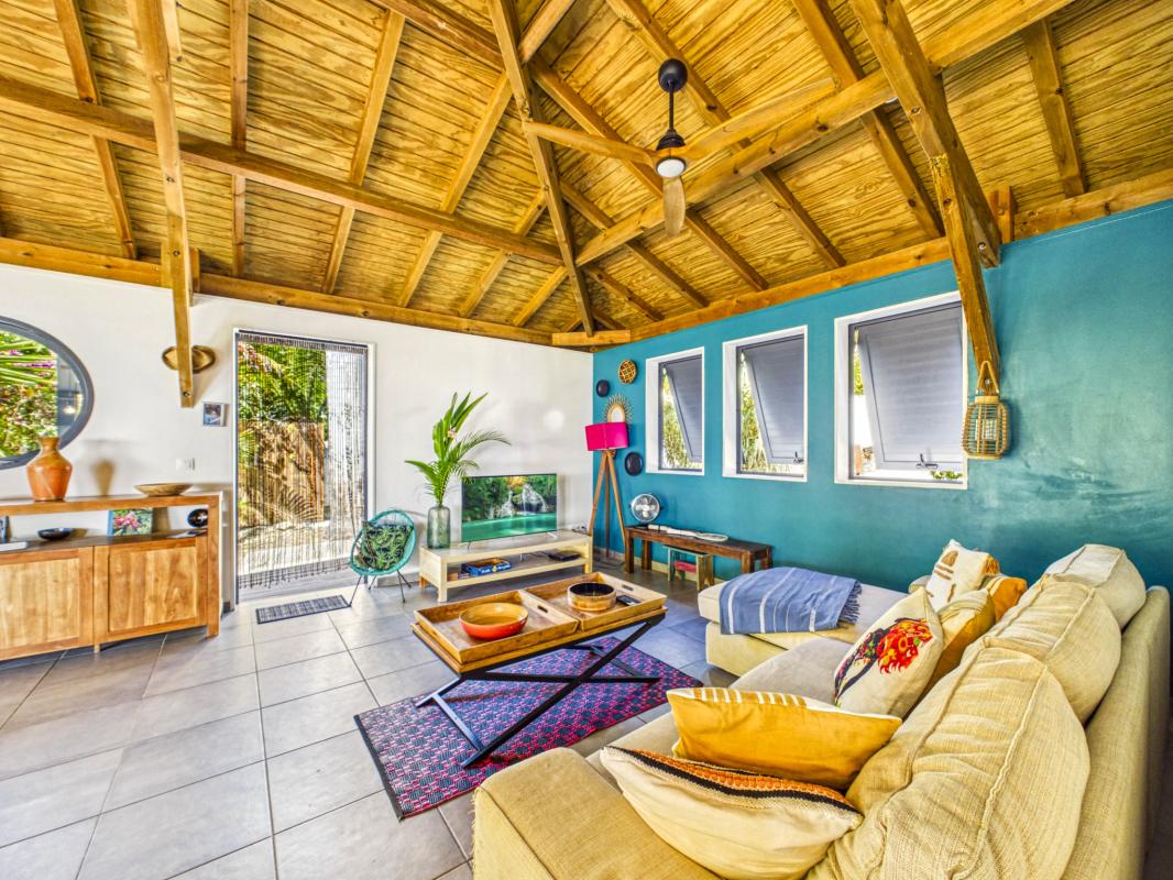 19.Location villa piscine vue mer 3 chambres Deshaies Guadeloupe